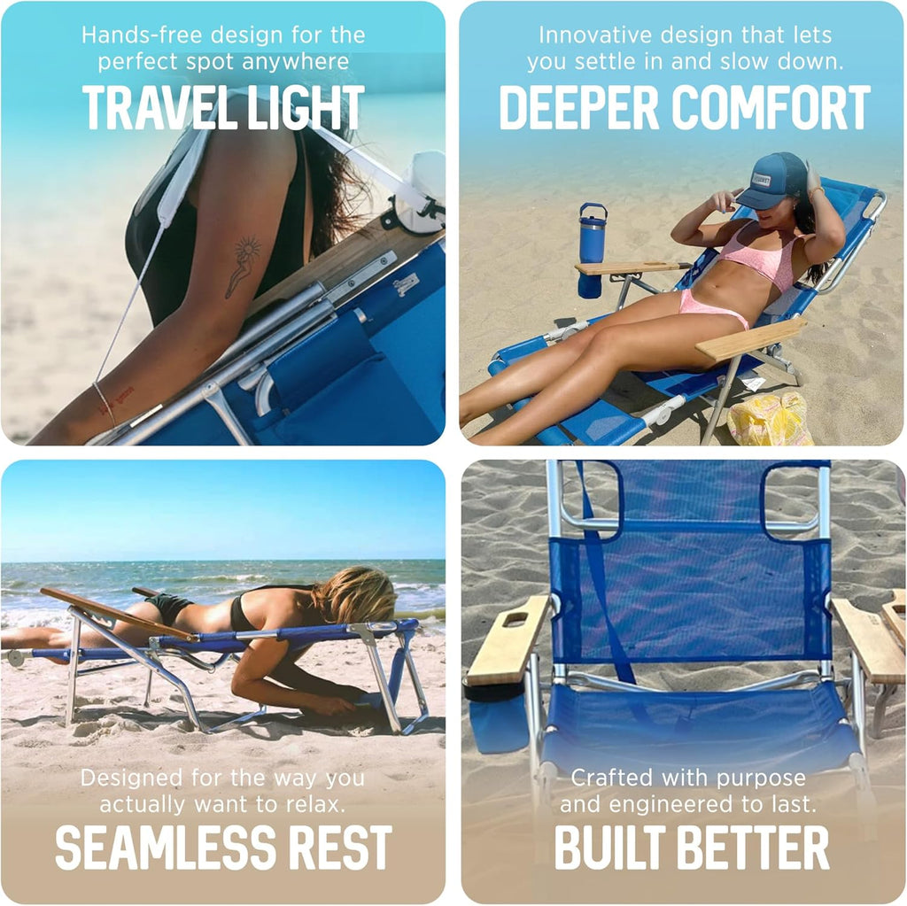 La chaise de plage 3 en 1 Ostrich Deluxe