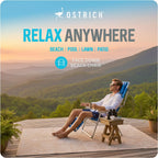 🪑🏖️ La chaise de plage 3 en 1 Ostrich Deluxe 🤩