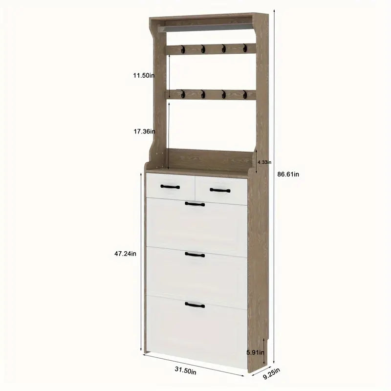 Space-Saving Shoe Storage – Stylish Entrance Organizer